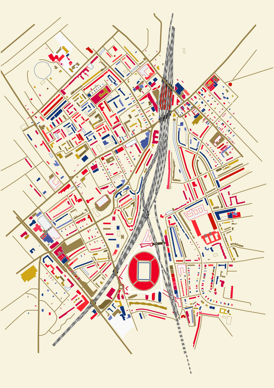 Emirates Stadium, Arsenal Football Club, London, UK. Fine Art Print. Poster Gunners English Premier League
