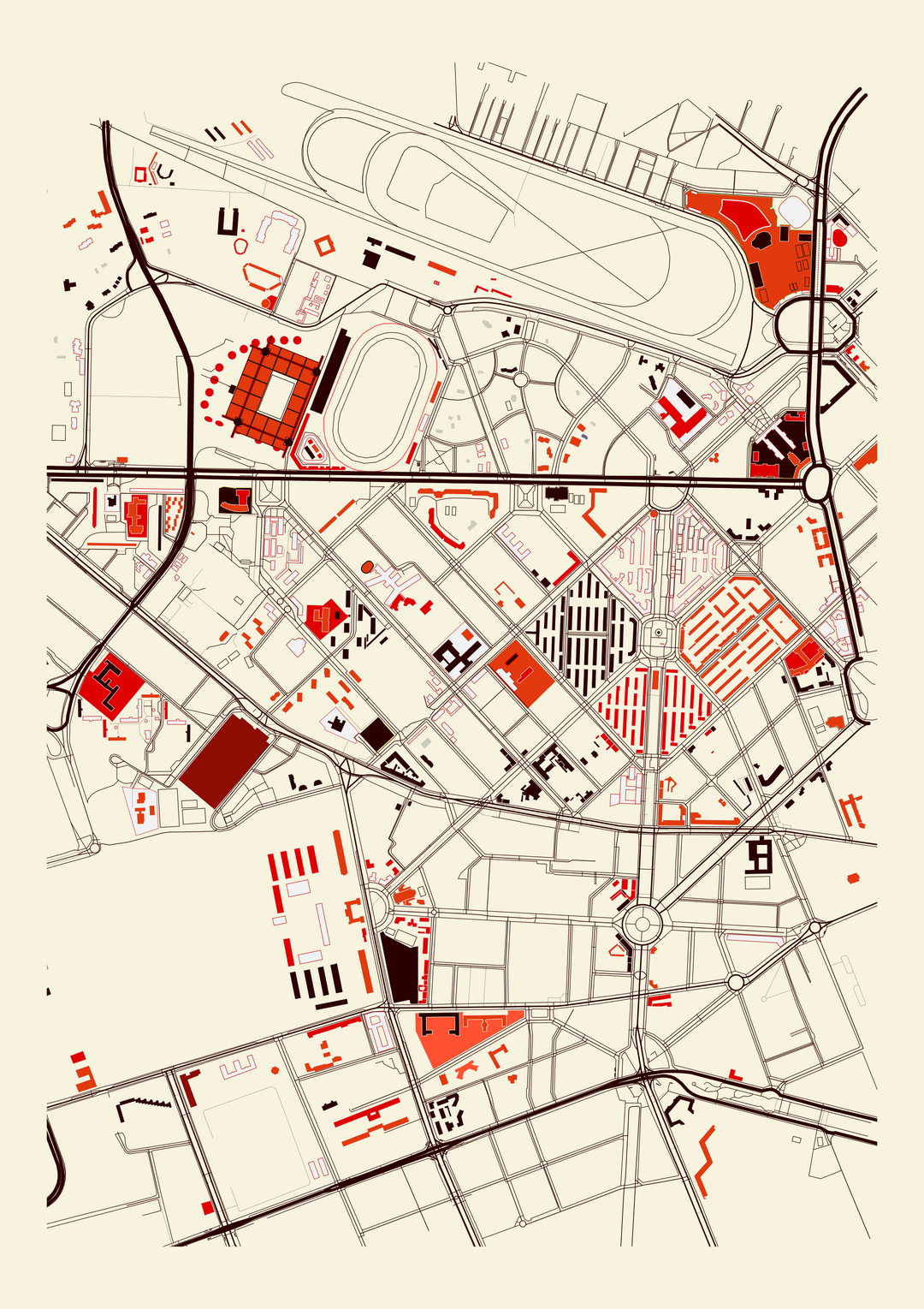 San Siro Stadium, AC Milan Football Club, Milan, Italy. Fine Art print. poster. Soccer